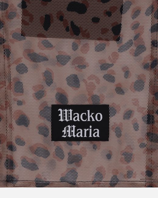 Wacko Maria Natural Speak Easy Mesh Packable Tote Bag (type-1) for men