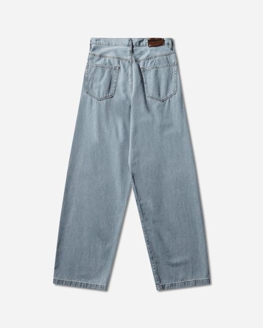 Dries Van Noten Blue S Pleated Jeans Light for men