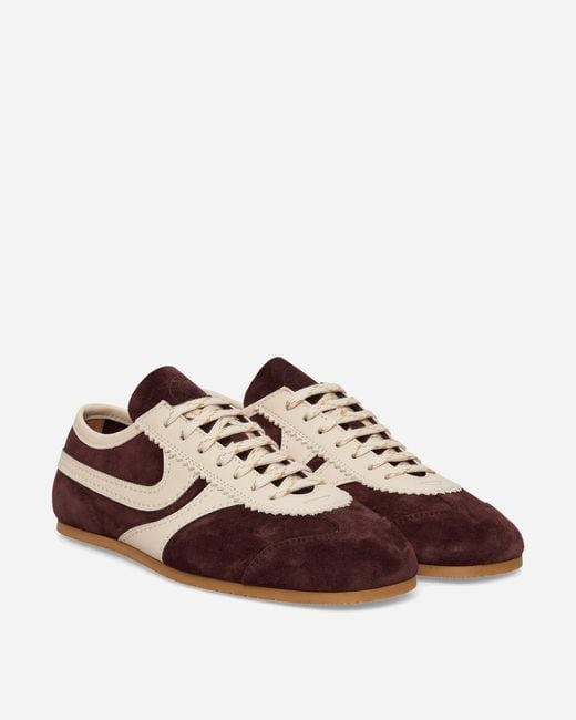 Dries Van Noten Brown Suede Sneakers Dark for men