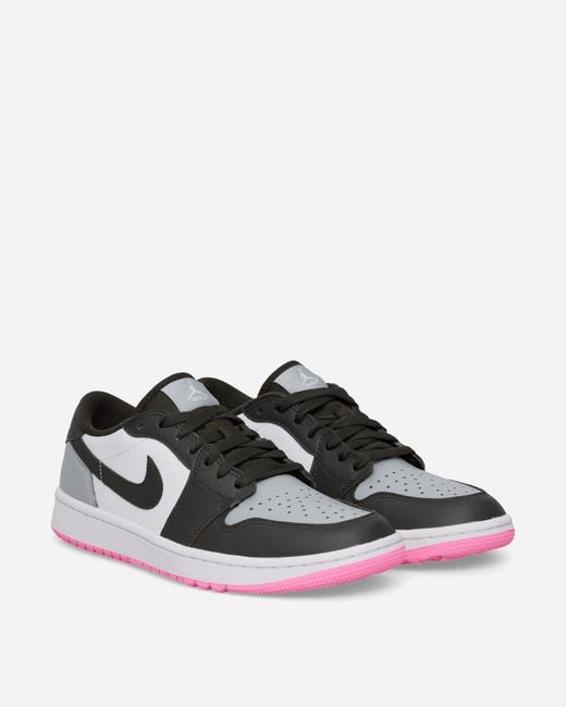 Nike White Air Jordan 1 Low G Sneakers Light Pumice Glow for men
