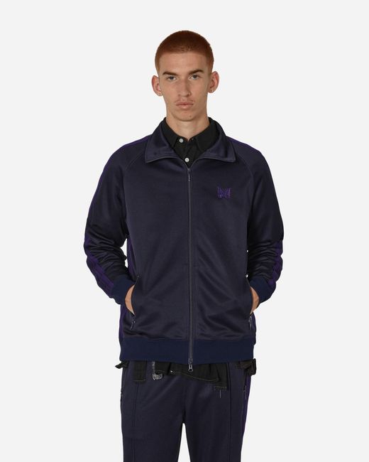 Needles Blue Poly Smooth Track Jacket Navy for men