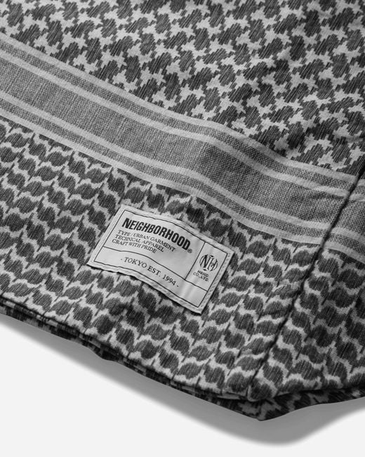 Neighborhood Metallic Shemagh Newspaper Bag for men