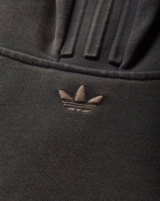 Adidas Gray Avavav Shoulderless Hoodie Carbon