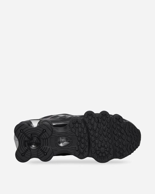 Nike Black Women S Shox Tl Sneakers / Metallic Silver