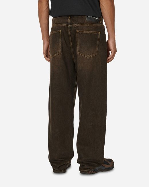 Fucking Awesome Green Fecke baggy Denim Pants Stone Washed for men