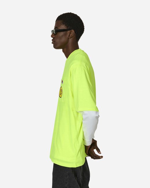 Ben Davis Work Clothes Green Heavy Duty Classic Label Pocket T-Shirt Hi Vis for men