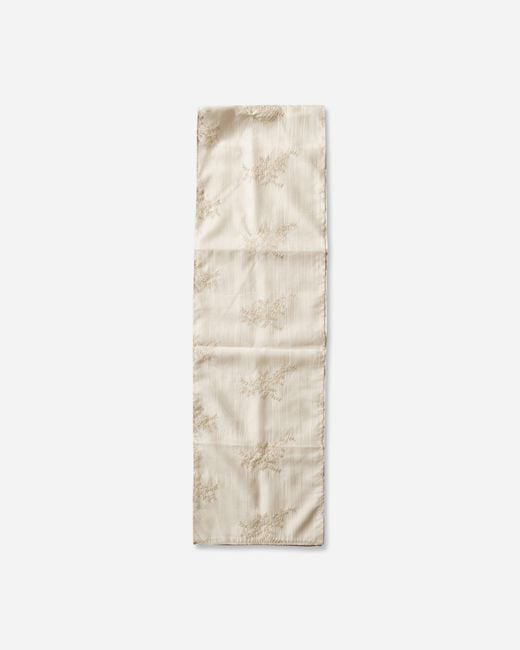 Our Legacy White Layered Scarf Cloud Silcot Weave