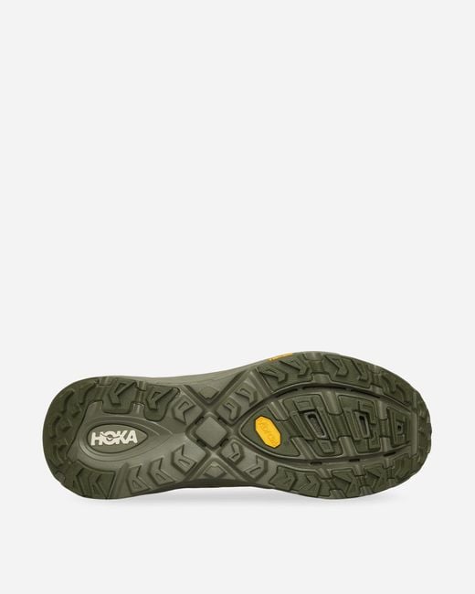 Hoka One One Natural Mafate Three2 Sneakers Oat Milk Eucalyptus for men