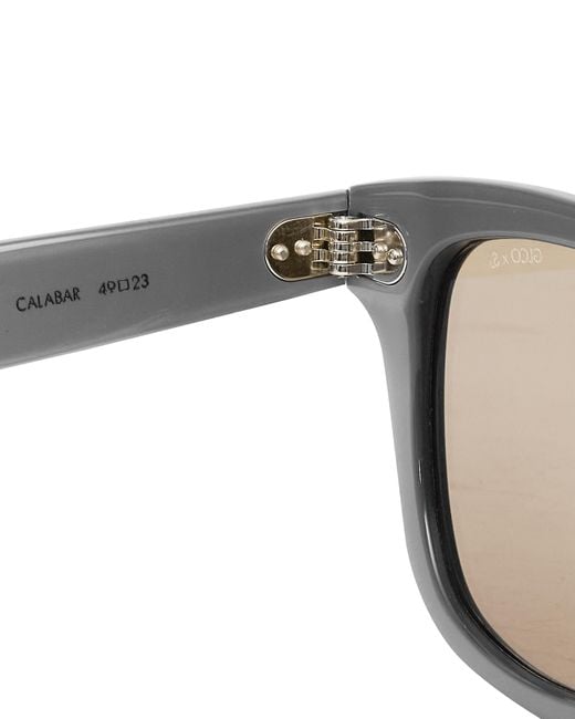 Garrett Leight Gray Slam Jam Calabar Sunglasses for men