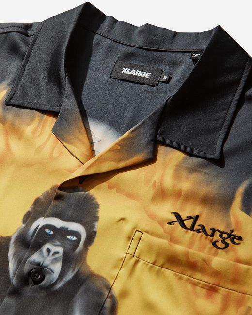 Xlarge Black Men S Camp Shirt for men