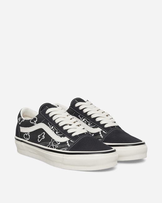 Vans White Premium Old Skool Bandana Sneakers for men