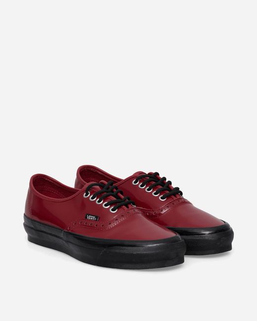 Vans Red Authentic 44 Siped Vibram Sneakers Bordeaux for men