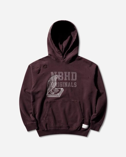Neighborhood Purple S Savage Sweat Hoodie Burgundy for men