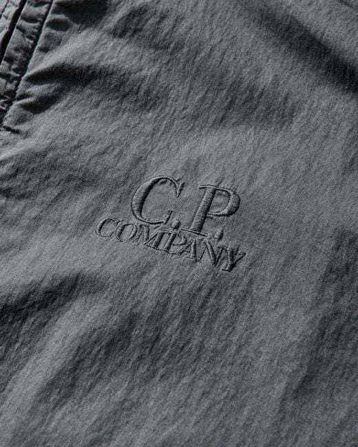 C P Company Gray Men S Wax Explorer Jacket Gunmetal for men