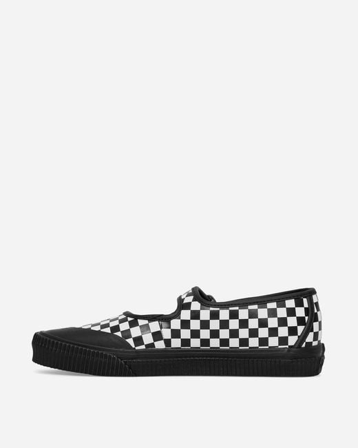 Vans Black Mary Jane 93 Premium Shoes Creep Checkerboard for men