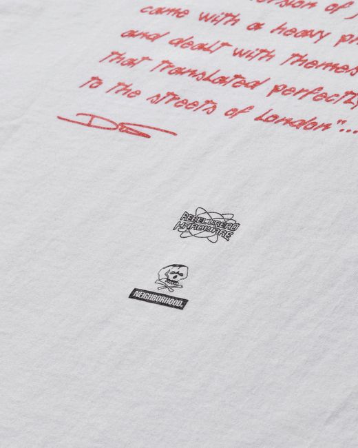 Neighborhood Gray S Rebel Dread Hardware Ss-1 T-Shirt for men