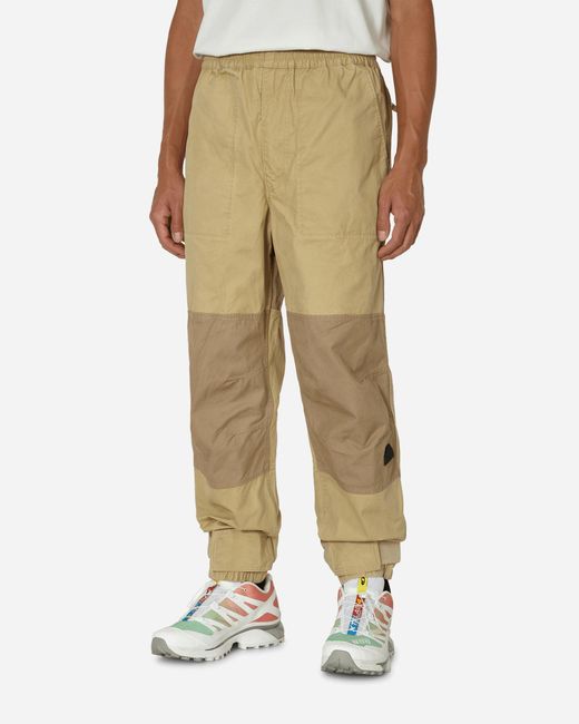 Cav Empt Natural Cotton Warm Up Pants for men