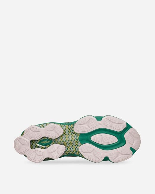 Asics Green Us7-S Gel-Kinetic Fluent Sneakers Watershed Rose Kale for men
