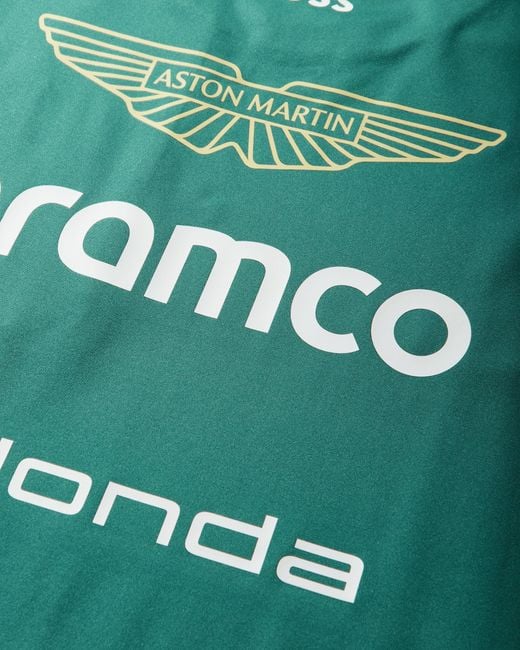 PUMA Green Aston Martin Aramco F1 Team Replica T-Shirt Lux for men