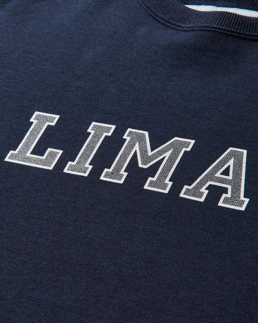 (w)taps Blue S Academy Crewneck Sweatshirt for men