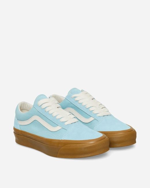 Vans Blue Premium Old Skool Gum Sneakers Crystal for men