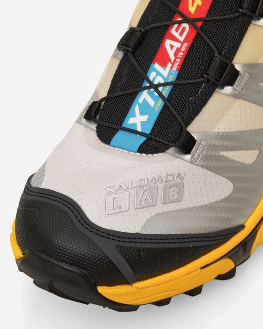 Salomon Yellow Xt-4 Og Sneakers Silver / Black / Lemon for men