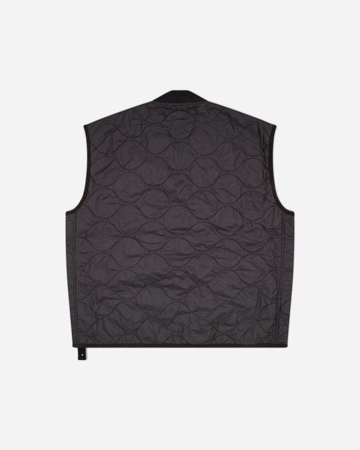 Oamc Peacemaker Black Liner Vest for men