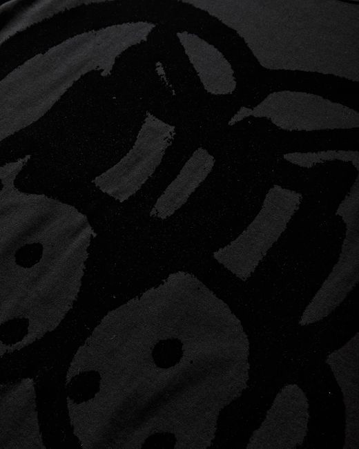 Chio Black Men S Flocked Pup T-shirt for men