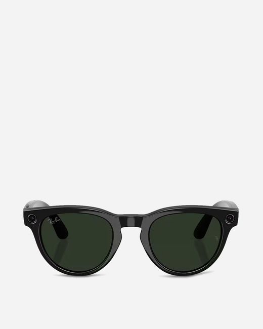 Ray-ban Meta Low Bridge Fit Headliner Gen 2 Sunglasses Shiny / G-15 Green for men