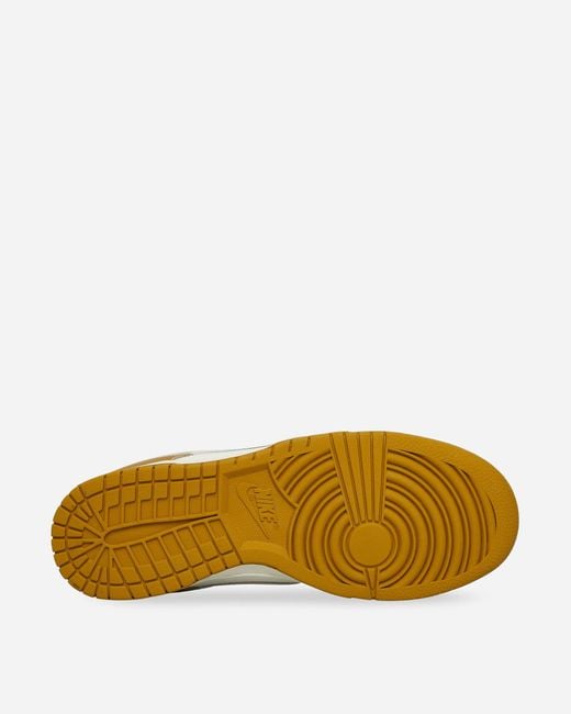 Nike Yellow Dunk Low Retro Sneakers Bronzine / Saturn Gold / Sail / Coconut Milk for men
