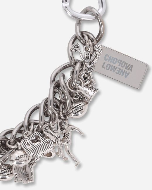 Chopova Lowena White Sports Fan Carabiner Necklace