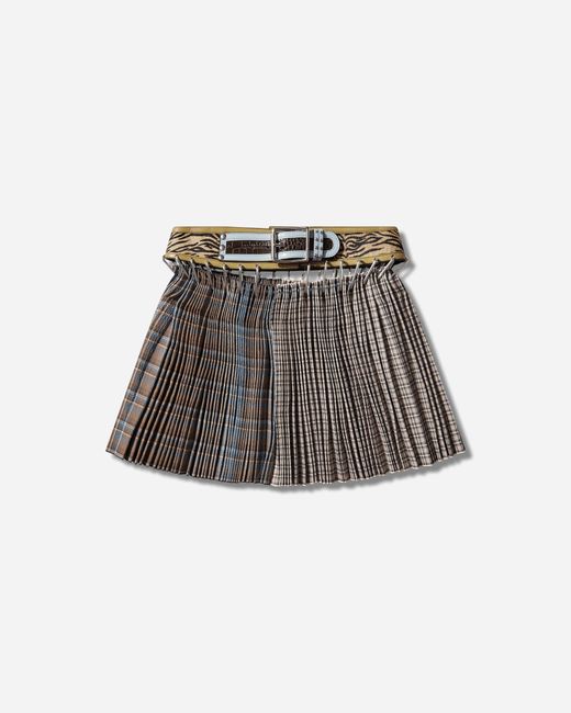 Chopova Lowena Multicolor Women S Cotton Mini Carabiner Skirt