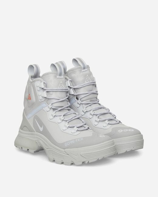 Nike Gray Acg Air Zoom Gaiadome Gore-tex Boots Grey Fog / Pure Platinum for men