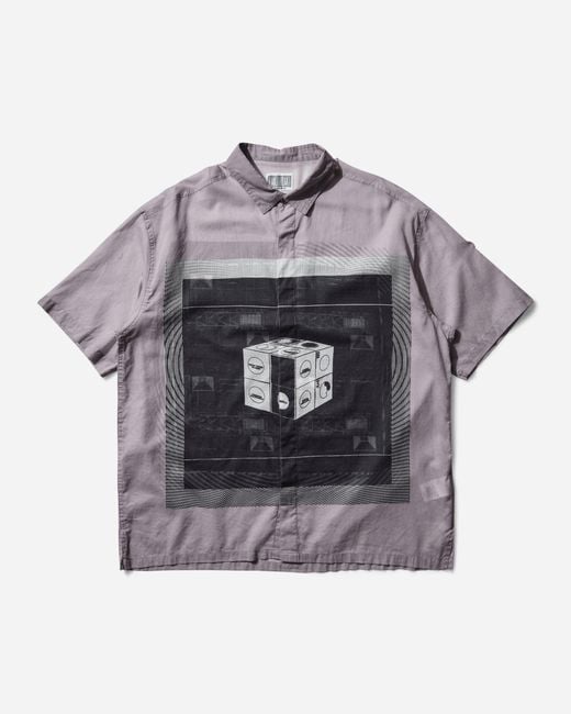 Cav Empt Gray Men S Vh Acerbio Sleeve Shirt Charcoal for men