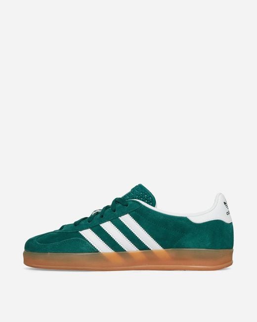 Adidas Green Gazelle Indoor Sneakers Collegiate / Cloud for men