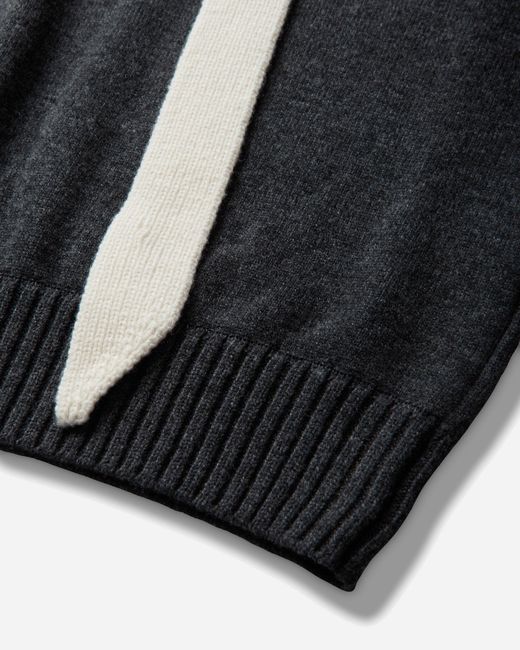 Sacai Black S Wool Knit Pullover Off for men
