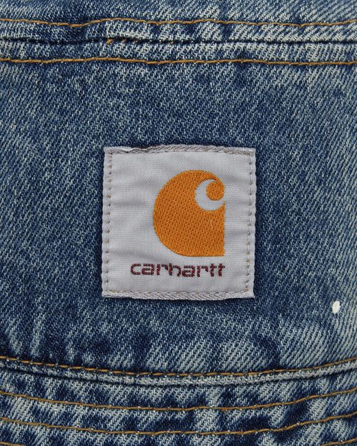 Carhartt Blue Belmar Bucket Hat (Destroy Wash) for men