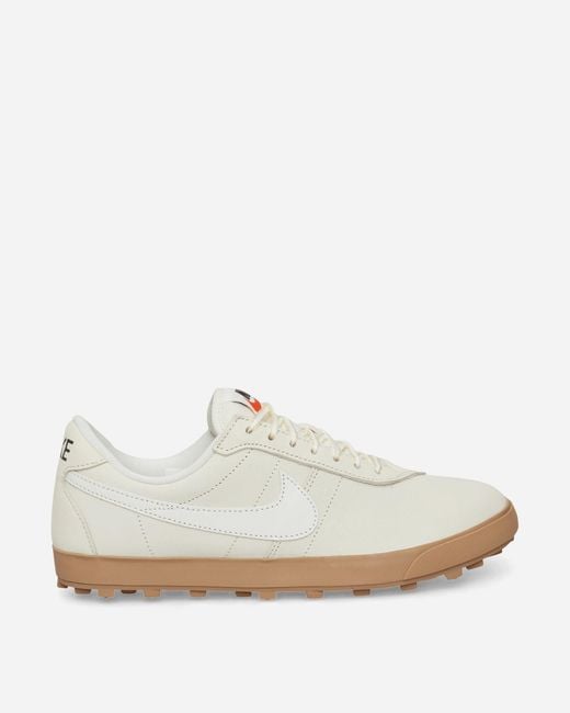 Nike White Astrograbber Sneakers Coconut Milk / Gum Light Brown for men