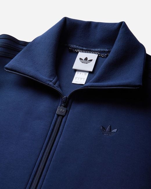 Adidas Blue Beckenbauer Premium Track Tops Night for men