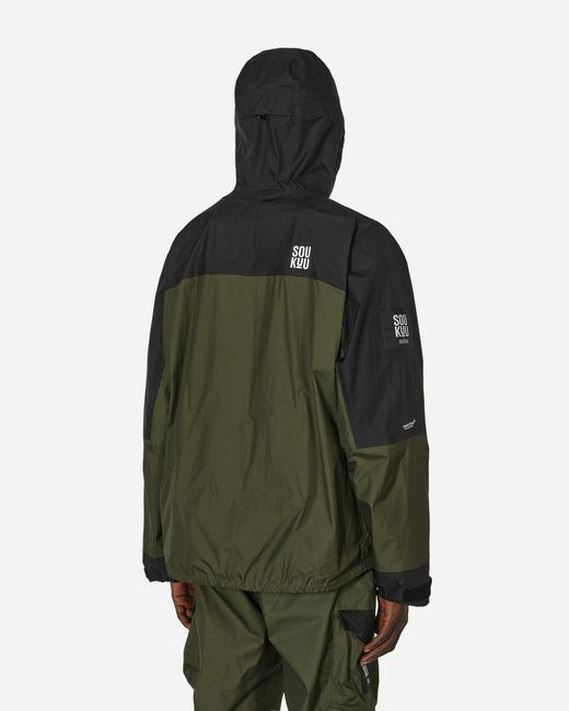 The North Face Project X Green Undercover Soukuu Hike Packable Mountain Light Shell Jacket Forest Night for men