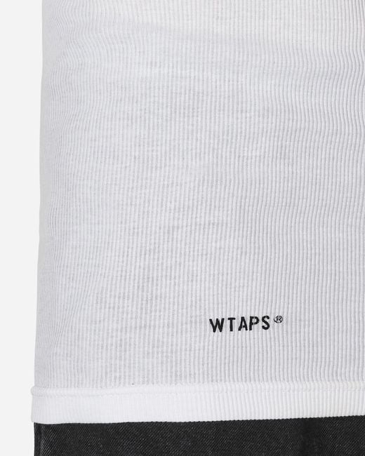 (w)taps White Skivvies 3-pack Tank Top for men
