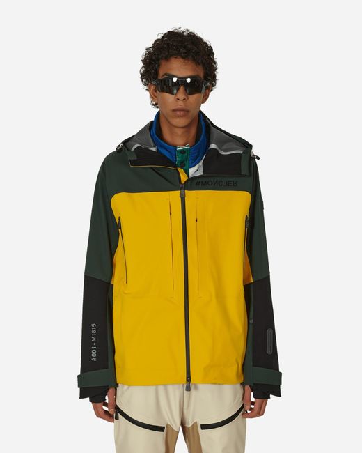 3 MONCLER GRENOBLE Brizon Jacket Green / Yellow for men