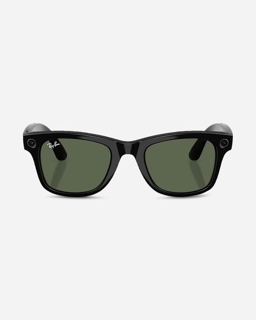 Ray-ban Meta Wayfarer Gen 2 Sunglasses Shiny / G-15 Green for men