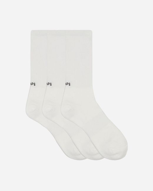 (w)taps White Skivvies Socks for men