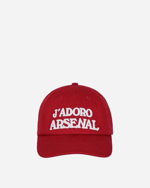 Aries Red Arsenal J Adoro Cap for men