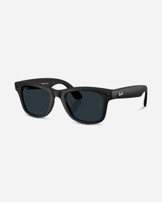 Ray-ban Meta Black Wayfarer Gen 2 Sunglasses Shiny / Clear / Grey Transitions for men