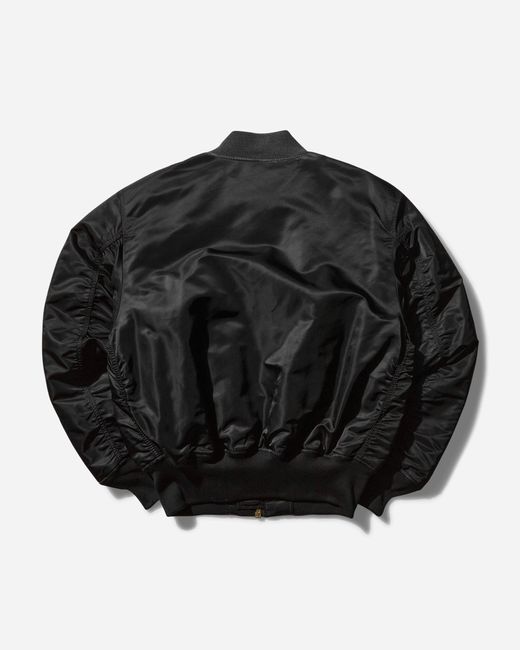 Alpha Industries Black Ma-1 Bomber Jacket for men
