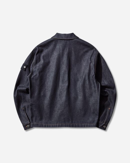 Stone Island Men S Indigo Denim Raw Jacket in Blue for Men | Lyst UK