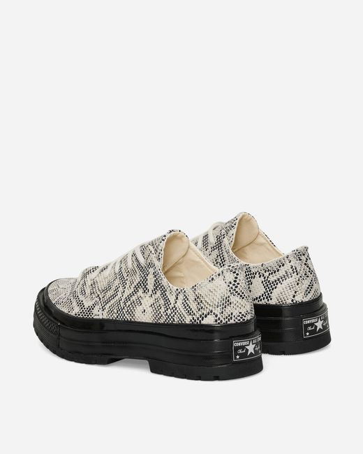Converse White Chuck 70 Formal Suede Snake Print Sneakers Barely for men