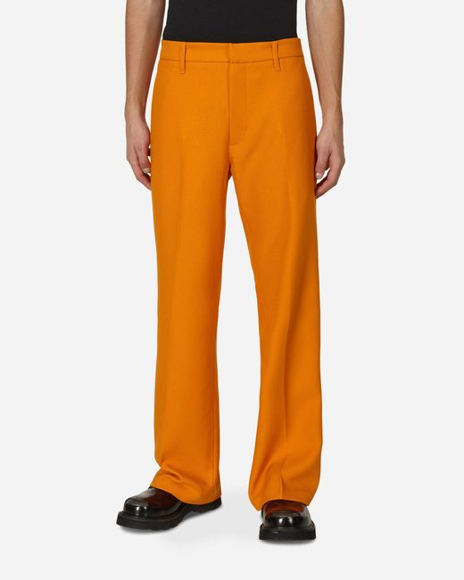 Stockholm Surfboard Club Orange Bootcut Trousers for men